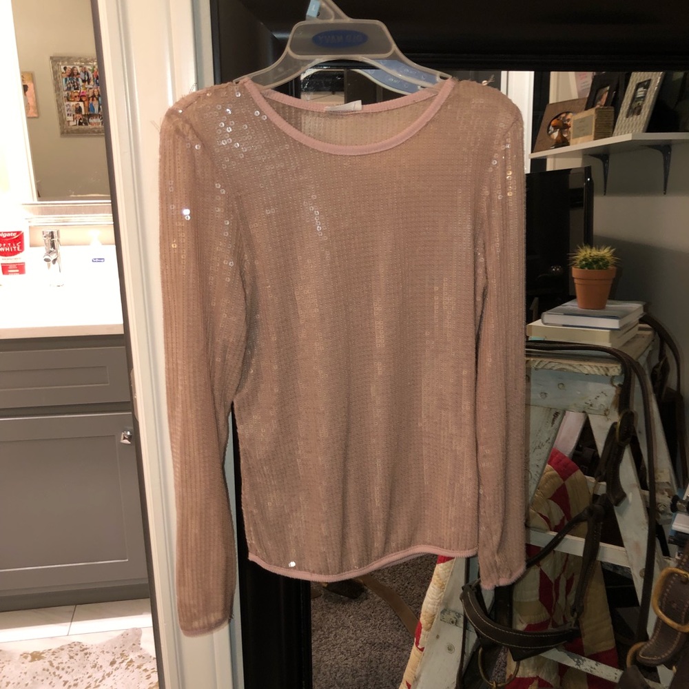 Free People sequin top